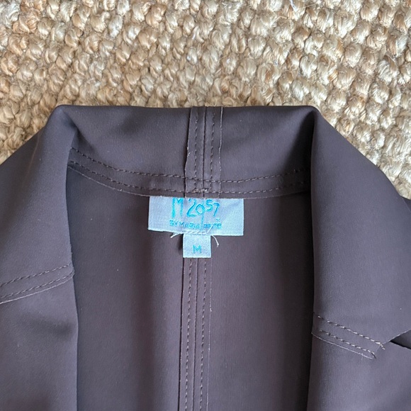 Sophisticated Women's Dark Brown Trench Coat - Picture 2 of 3